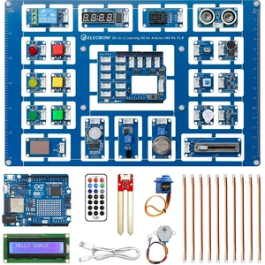 ELECROW All-in-one Starter Kit with Arduino Uno R4 WiFi Development Board ELECROW All-in-one Starter Kit with Arduino Uno R4 WiFi Development Board