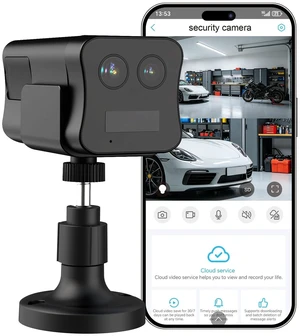 4G LTE Cellular Security Camera No WiFi Needed, Dual Lens 2K Mini Camera 4G LTE Cellular Security Camera No WiFi Needed, Dual Lens 2K Mini Camera