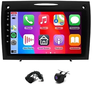 2+32G Android 13 Car Radio for Mercedes R171 SLK200 SLK280 SLK300 SLK350 SLK55 2004-2010, 10 Inch Screen Stereo Bluetooth Double Din Radio with Wireless Carplay Android Auto GPS WiFi RDS Backup 2+32G Android 13 Car Radio for Mercedes R171 SLK200 SLK280 SLK300 SLK350 SLK55 2004-2010, 10 Inch Screen Stereo Bluetooth Double Din Radio with Wireless Carplay Android Auto GPS WiFi RDS Backup
