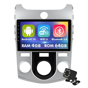 4+64GB 9 Inch Touchscreen Android 14 Car Radio Stereo for Kia Forte Cerato K3 2009-2013 (Manual AC) with CarPlay/Android Auto Car Radio,Support WiFi 6,Bluetooth 5.4,Backup Camera,SWC 4+64GB 9 Inch Touchscreen Android 14 Car Radio Stereo for Kia Forte Cerato K3 2009-2013 (Manual AC) with CarPlay/Android Auto Car Radio,Support WiFi 6,Bluetooth 5.4,Backup Camera,SWC