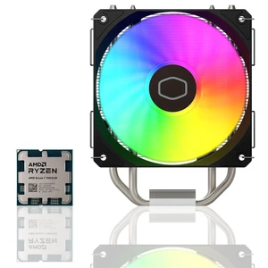 AMD Ryzen 7 7800X3D AM5 Gaming CPU with C00LER MASTER Hyper Spectrum V3 150W 120mm PWM Air Cooler (4.2-5.0GHz, 8-Core, 16-Threaded Desktop Processor with 3D V-Cache Tech & 86W Peak Power Consumption AMD Ryzen 7 7800X3D AM5 Gaming CPU with C00LER MASTER Hyper Spectrum V3 150W 120mm PWM Air Cooler (4.2-5.0GHz, 8-Core, 16-Threaded Desktop Processor with 3D V-Cache Tech & 86W Peak Power Consumption