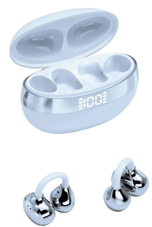 SHBQRSEar Clip Type Wireless Earphones, AI Intelligent Translation, Bluetooth Earphones, Noise Cancelling Earphones (White) SHBQRSEar Clip Type Wireless Earphones, AI Intelligent Translation, Bluetooth Earphones, Noise Cancelling Earphones (White)