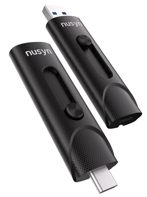 nusyn 512GB External SSD/USB Drive - Up to 1050MB/s, 2-in-1 USB-C + USB-A, USB 3.2 Gen2, Portable Solid State Drive for iPhone, Android Phones/Tablets, PS4, Windows & Mac nusyn 512GB External SSD/USB Drive - Up to 1050MB/s, 2-in-1 USB-C + USB-A, USB 3.2 Gen2, Portable Solid State Drive for iPhone, Android Phones/Tablets, PS4, Windows & Mac