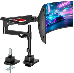 ARES WING Heavy Duty Gas Spring Ultrawide Monitor Arm 57" 66Lbs VESA Mount ARES WING Heavy Duty Gas Spring Ultrawide Monitor Arm 57" 66Lbs VESA Mount