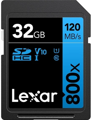 Lexar Blue Series SDHC Memory Card, UHS-I U1 Class 10, 32 GB Lexar Blue Series SDHC Memory Card, UHS-I U1 Class 10, 32 GB