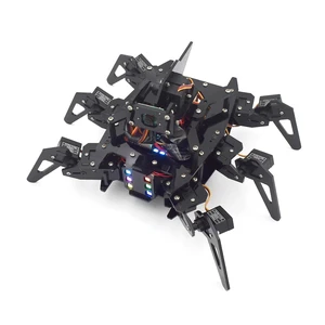 Adeept RaspClaws Hexapod Spider Robot Kit Compatible with Raspberry Pi 5/4B/3B/3B+(Board Not Included), STEAM Crawling Robot, OpenCV Target Tracking, Video Transmission, RPi Robot with PDF Manual Adeept RaspClaws Hexapod Spider Robot Kit Compatible with Raspberry Pi 5/4B/3B/3B+(Board Not Included), STEAM Crawling Robot, OpenCV Target Tracking, Video Transmission, RPi Robot with PDF Manual