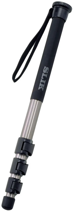 SLIK PRO Pod 600 AMT Alloy Monopod 63" Tall (615-600) - Folds Down to 21", Weighs 1.3lbs, Supports 17lbs, Foam Wrapped Grip, Lever Locks SLIK PRO Pod 600 AMT Alloy Monopod 63" Tall (615-600) - Folds Down to 21", Weighs 1.3lbs, Supports 17lbs, Foam Wrapped Grip, Lever Locks