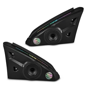 DS18 Loaded Armrest Speaker Panels for Polaris Slingshot ^^ 2 x 6.5 Shallow Coaxial Hybrid Mid-Range Loudspeaker with Built-in Driver & Digital LED Lights ^^ OEM Fit - 2015 to Current DS18 Loaded Armrest Speaker Panels for Polaris Slingshot ^^ 2 x 6.5 Shallow Coaxial Hybrid Mid-Range Loudspeaker with Built-in Driver & Digital LED Lights ^^ OEM Fit - 2015 to Current