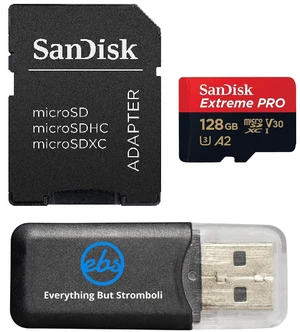 SanDisk UHS-I MicroSD 128GB Extreme Pro Card Works with GoPro Action Cams SanDisk UHS-I MicroSD 128GB Extreme Pro Card Works with GoPro Action Cams