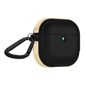 KZDOO Crashguard for AirPods 4 Case, Metal Protective Cover with Aluminum Alloy Frame Case, Carabiner Included, Shockproof, Scratch-Resistant, Wireless Charging Compatible (Gold) KZDOO Crashguard for AirPods 4 Case, Metal Protective Cover with Aluminum Alloy Frame Case, Carabiner Included, Shockproof, Scratch-Resistant, Wireless Charging Compatible (Gold)