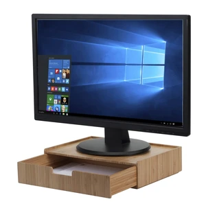 MobileVision Bamboo Drawer Large, Monitor Stand & Stackable Storage Solution for office products pens, pencils, scissors, notepads, business cards and more MobileVision Bamboo Drawer Large, Monitor Stand & Stackable Storage Solution for office products pens, pencils, scissors, notepads, business cards and more