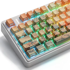 JOMKIZ MoonGaze Landscape Art PBT Dye-sub Keycaps Cherry Profile Side-lit JOMKIZ MoonGaze Landscape Art PBT Dye-sub Keycaps Cherry Profile Side-lit
