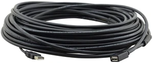 Kramer USB 2.0 Active Extension Cable CA-UAM/UAF-50, USB-A Male to Female, 50 ft, Data Only Kramer USB 2.0 Active Extension Cable CA-UAM/UAF-50, USB-A Male to Female, 50 ft, Data Only