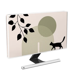 Baocicco Boho Cat Waterproof Television Cover 50,51,52 Inch Black and Green Bohemian Plants Stripe Screen TV Cover for LCD LED PC Desktop and Home Hanging TV Anti-Static Dustproof Protective Baocicco Boho Cat Waterproof Television Cover 50,51,52 Inch Black and Green Bohemian Plants Stripe Screen TV Cover for LCD LED PC Desktop and Home Hanging TV Anti-Static Dustproof Protective