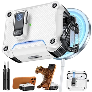 Inesore for AirPods Pro 3 Case with Secure Lock (White) Inesore for AirPods Pro 3 Case with Secure Lock (White)