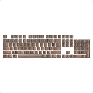 Loha Custom Black Walnut Wood Keycaps, 100% Keyboard Complete Set (104-Key) Loha Custom Black Walnut Wood Keycaps, 100% Keyboard Complete Set (104-Key)