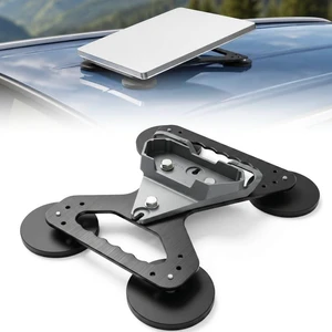Starlink Mini Magnetic Car Mount, No-Drill CNC Aluminum Alloy Mount Starlink Mini Magnetic Car Mount, No-Drill CNC Aluminum Alloy Mount