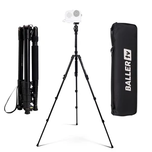 Ultra Portable 80 Aluminum Tripod Stand Official BallerCam Accessory, Lightweight 5-Section Travel Tripod with Ball Head, Folds to 16.5, Max Load 35lb Ultra Portable 80 Aluminum Tripod Stand Official BallerCam Accessory, Lightweight 5-Section Travel Tripod with Ball Head, Folds to 16.5, Max Load 35lb