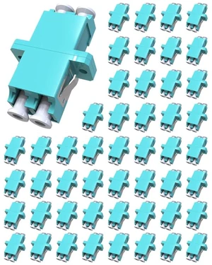 VANDESAIL 50 Pack LC to LC Fiber Optic Coupler, Multi Mode Fiber Coupler VANDESAIL 50 Pack LC to LC Fiber Optic Coupler, Multi Mode Fiber Coupler