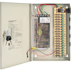 CCTV Power Supply Box 18-Channel 12V 10A with Resettable Fuse CCTV Power Supply Box 18-Channel 12V 10A with Resettable Fuse