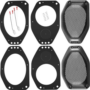 for Jeep 6.5" / 6" x 9" Sound Bar Speaker Pod Adapters w/ Tweeter Adapters for Jeep 6.5" / 6" x 9" Sound Bar Speaker Pod Adapters w/ Tweeter Adapters