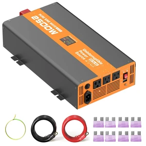 2500W Sump Pump Battery Backup, Uninterruptible Power Source with Pure Sine Wave Inverter & LCD, 10ms Auto Switch & Fast Charging for Power Outage Protection 2500W Sump Pump Battery Backup, Uninterruptible Power Source with Pure Sine Wave Inverter & LCD, 10ms Auto Switch & Fast Charging for Power Outage Protection