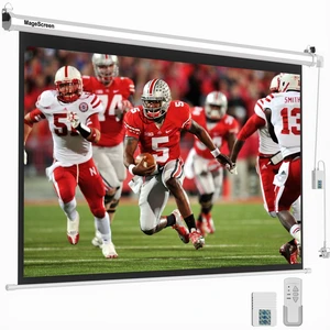 MageScreen 150" 16:9 Motorized Projector Screen with Dual-Side Power Inlet MageScreen 150" 16:9 Motorized Projector Screen with Dual-Side Power Inlet