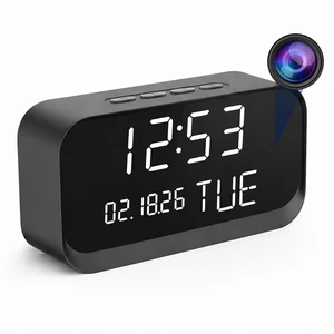 Aivisee Clock Camera Nanny Cam with 1080P HD Video, AI Motion Detection, Night Vision, Dual-Band 2.4/5GHz WiFi, Bluetooth Setup, Local & Cloud Storage, Indoor Security Camera for Home & Office Aivisee Clock Camera Nanny Cam with 1080P HD Video, AI Motion Detection, Night Vision, Dual-Band 2.4/5GHz WiFi, Bluetooth Setup, Local & Cloud Storage, Indoor Security Camera for Home & Office