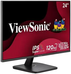 VA2456A-MHD 24 Inch 1080p Monitor, IPS Display with 120Hz for Enhanced Home and Office Productivity, Eye Care Technology, HDMI, DisplayPort, and VGA Inputs VA2456A-MHD 24 Inch 1080p Monitor, IPS Display with 120Hz for Enhanced Home and Office Productivity, Eye Care Technology, HDMI, DisplayPort, and VGA Inputs