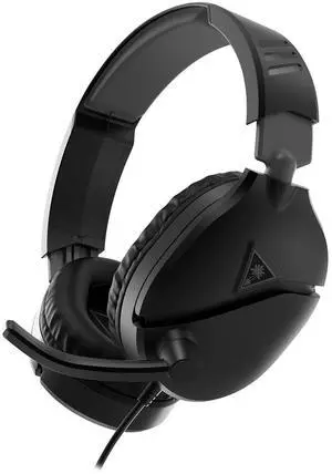 Turtle Beach Recon 70 Multiplatform Gaming Headset for PC, PS5, PS4, Xbox Series X|S, Xbox One, & Mobile w/ 3.5mm Wired Connection - Flip-to-Mute Mic, 40mm Speakers, Lightweight Design, Black
