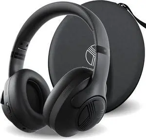 TREBLAB Z2 Hybrid Active Noise Cancelling Workout Headphones - Signature-HD Sound, Deep Bass, 58H Battery, Comfortable, Foldable Over Ear Bluetooth Headphones Wireless w/Mic for Calls, for Gym, Sport