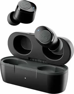 Jib True 2 Wireless Earbuds Bluetooth Headphones Up to 33 Hours Battery with Charging Case Noise Isolating Fit Sweat and Water Resistant Microphone for iPhone Android - True Black