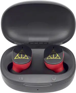 eKids Harry Potter Wireless Earbuds with Microphone, Bluetooth Earbuds with Charging Case for Ear Buds, Designed for School, Home, or Travel