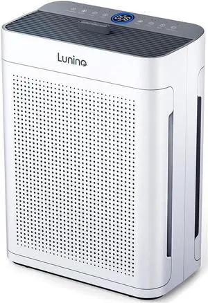 Air Purifiers for Home Large Room up to 3000sq.ft, LUNINO HEPA Double-Sided Air Purifier with Washable Filter, PM 2.5 Display Air Quality Sensors, Air Cleaner for Pets Hair, Odor, Dust, Smoke, Pollen