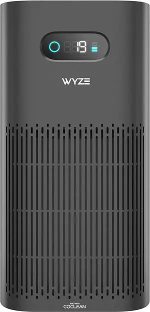 Wyze Air Purifier with Allergen Filter(Standard), for Home Large Room, HEPA 13, 21db Quiet Sleep Mode, 550 sq ft, Remove 99.97% Pet Hair, Pollen, Dust, Dander, Smoke, Smart WiFi Alexa Google, Black