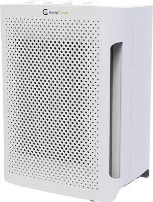 Air Purifier for Bedroom - Perfect Air Purifier for Dorm Room - Air Filter for Pets & Baby Room - 5-in-1 H13 TRUE HEPA Filter/Ionizer/Carbon/Prefilter/UV Light - InvisiClean Mini Aura