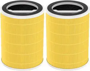 2-Pack P200S/P200 Pro Pet Care Filter for WELOV P200S/P200 Pro Air Purifier, 3-in-1 HEPA and High-Efficiency Activated Carbon Filter for Pet Hair, Dander, Pollen, Dust, Pet Odor