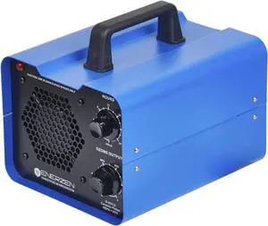 Enerzen O-UVC3 - HEPA + UV Light + 80,000 mg/h Industrial Ozone Generator for Eliminating Odors - O3 Machine Air Ionizer Deodorizer for Home, Room, Smoke, Car, Pet