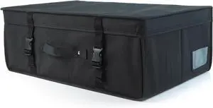 HANGERWORLD Black Wedding Dress Storage Box for Bridal Gown Preservation, Size Medium, Acid Free Storage Box including Archival Acid Free Tissue Paper, Hand Luggage Size for Travel