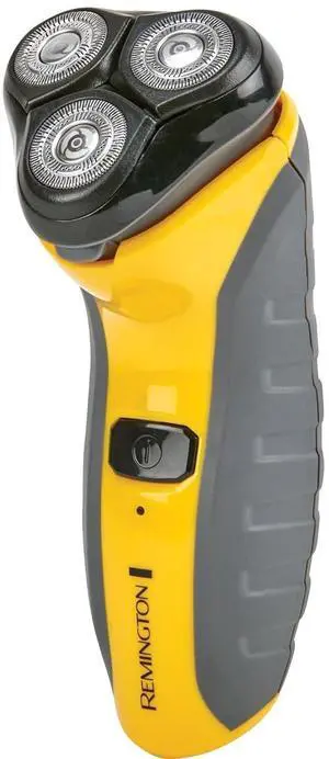 Remington Virtually Indestructible Rotary Shaver 5100, Electric Razor for Men, 100% Waterproof Design, Yellow
