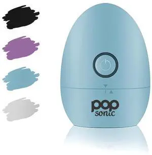Pop Sonic Moon Shaver (Slate) - Face & Body Shavers for Men & Women - 3 Floating Rotary Heads Face Shaver w/Removable Cap - Long Lasting Lithium-ion Battery Portable Electric Shaver & Leg Shaver