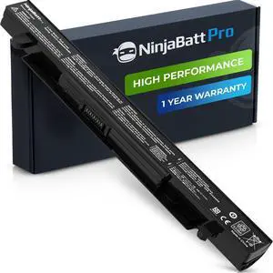 NinjaBatt Pro Battery for Asus A41-X550A A41-X550 R510C X550C X550L X550J R510L X550CA X552E X550V K550L F550V X550A P550C X550EA X550D R510 X550VX F550C - Premium Cells [4 Cells/2600mAh/44Wh]