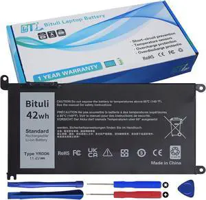 YRDD6 1VX1H Battery for Dell Inspiron 5482 5485 7586 3583 5491 5591 5481 3310 2-in-1 5593 5584 3493 3593 3793 5480 3582 5581 5590 3584 5493 5585 5594 5598 3501 P93G001 VM732 Vostro 3491 5490