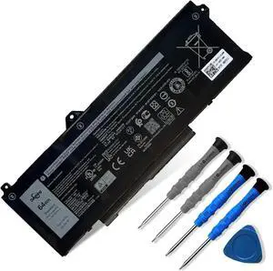 GRT01 64Wh Laptop Battery Replacement for Dell Latitude 14 5421 5431 15 5521 5531 Precision 3470 3561 3571 Alienware m17 R5 AMD Series R05P0 00P3TJ 0P3TJ VXD57 05RGW 15.2V 4-Cell