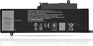 GK5KY Laptop Battery Replacement for Dell Inspiron 11 3000 3147 3148 3153 3152 3157 15 7000 7558 7568 13 7353 7359 7347 7348 7352 4K8YH 04K8YH RHN1C 0WF28 P20T 11.1V 43WH 3 Cell