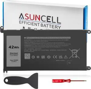 YRDD6 Battery for Dell inspiron 15 3000 Series 3583 3593 3582 3584 3501,inspiron 15 5000 Series 5582 5584 5593 5594 5598 5585 14 3493 5481 5482 5485 5491 5493 7586 Vostro 5481 1VX1H P93G P75F 42Wh
