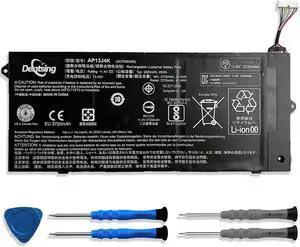 Dentsing 45Wh AP13J4K Laptop Battery (4cm Long Cord) Compatible with Acer Chromebook 11.6" 11 C740 C720 C720P CB3-532 Series Notebook AP13J3K KT.00304.001 11.4V 3920mAh