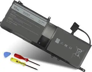 DMKAOLLK 99Wh 9NJM1 Battery Replacement for Dell Alienware 17 R4 R5 15 R3 R4 Alienware 15 2018 ALW17C-D1758 P31E P31E001 P31E002 P69F P69F001 P69F002 Series 9NJMI 44T2R MG2YH 01D82 546FF 11.4V