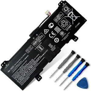 47.3Wh GB02XL/GM02XL Laptop Battery Compatible with HP ChromeBook 14-DB0051CL X360 11 G2 EE Chromebook 11A G6 G8 EE ChromeBook 14-DB0051CL Series HSTNN-UB7M HSTNN-IB8W L42550-271 917725-855 L42583-005