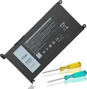 YRDD6 Laptop Battery Replacement for Dell inspiron 15 3000 3582 3583 3501 3593 inspiron 15 5000 Series 5582 559055915593 5594 5598 3493 5493 5491 5482 7586 Inspiron 17 3000 Vostro 5481 VX1H 0VM732